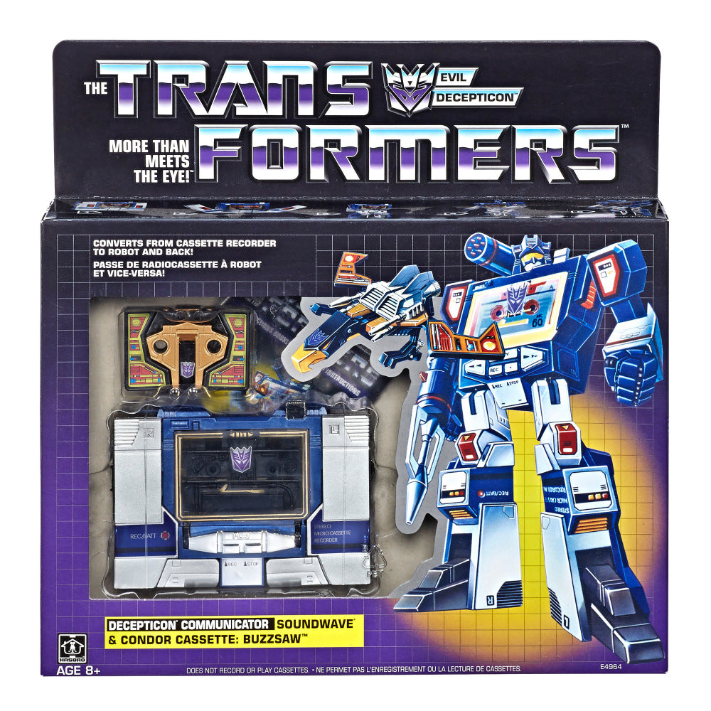 Transformers G1 Reissue Soundwave & Buzzsaw Action Figure Exclusive