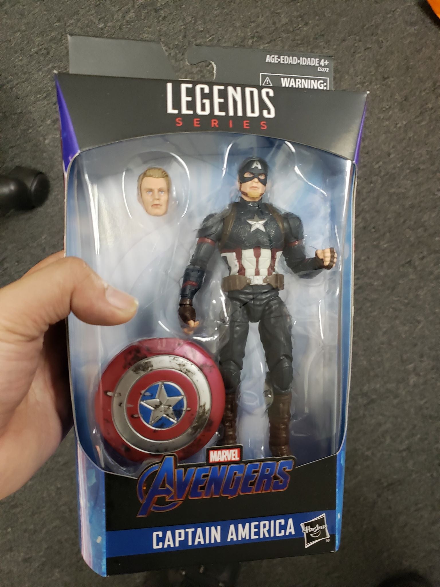 Marvel Legends End Game Worthy Captain America w/ Hammer Action Figure Walmart Exclusive