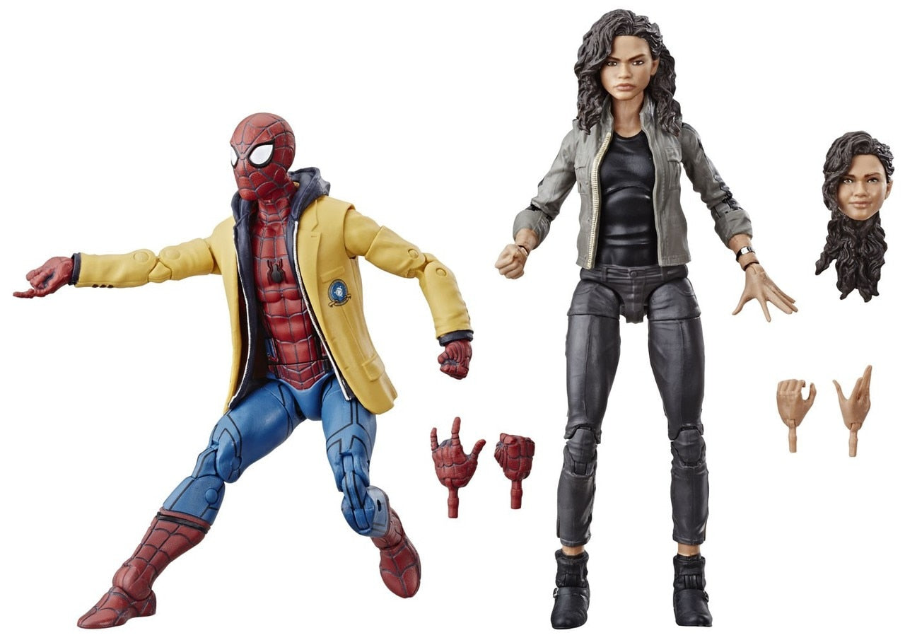 Marvel Legends Spiderman Homecoming Spider-Man & MJ Two Pack Target Exclusive