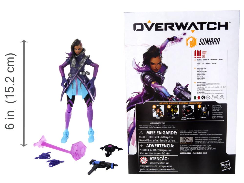 Hasbro Overwatch Ultimates Sombra Action Figure