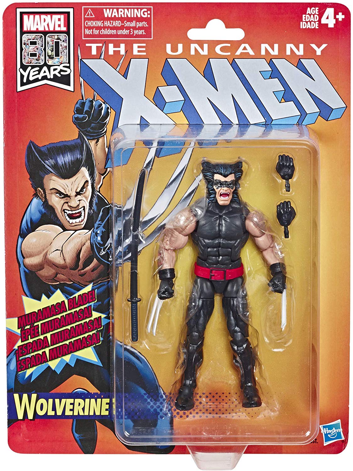 Marvel Legends Retro Series Wolverine Wave 1 Action Figure 1