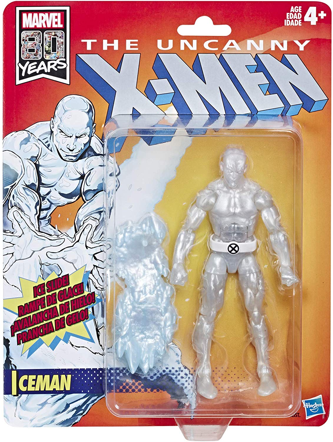 Marvel Legends Retro Series Iceman Wave 1 Action Figure 1