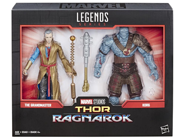 Marvel Legends: Marvel's Thor Ragnarok Grandmaster and Korg 2 pack Action Figures 1