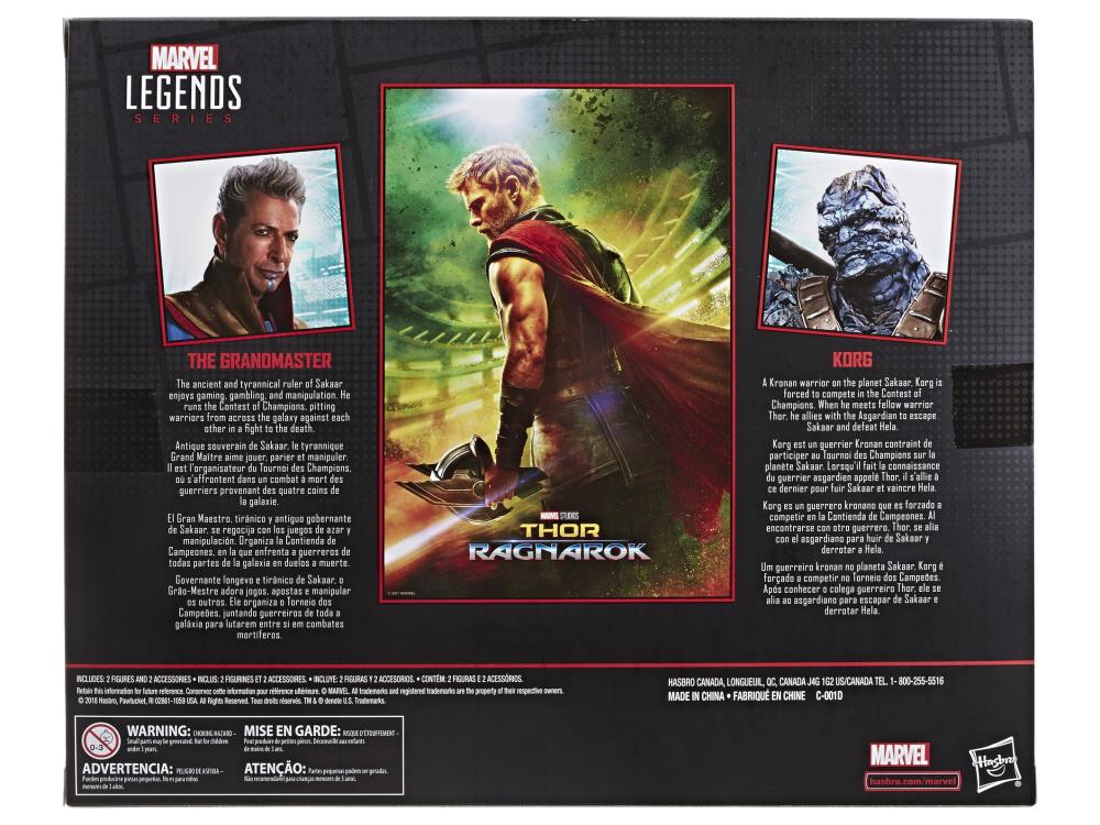 Marvel Legends: Marvel's Thor Ragnarok Grandmaster and Korg 2 pack Action Figures 2