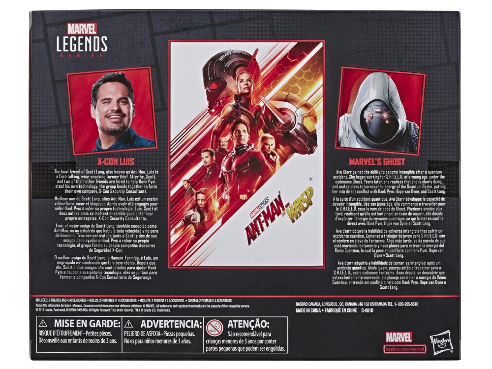Marvel Legends 80th Anniversary Ant-man and the Wasp 2 pack Luis & Ghost Action Figures 3