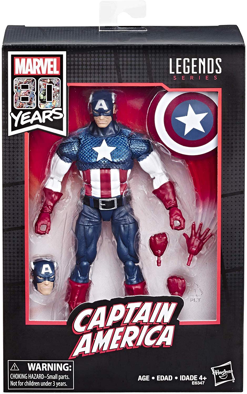 Marvel Legends 80th Anniversary Series Captain America Walmart Exclusive Action Figure 1