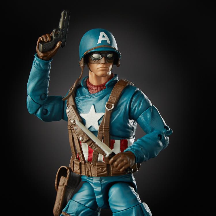 Marvel Legends Ultimate Captain America with Motorcycle Action Figure 7