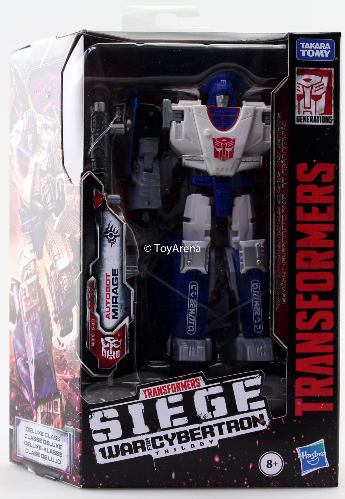 Transformers Generations War For Cybertron: Siege Deluxe Mirage Action Figure WFC-S43