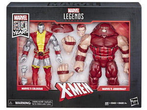 Marvel Legends 80th Anniversary: Collossus vs Juggernaut X-Men Action Figures 1