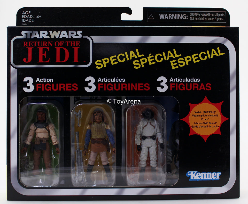Star Wars The Vintage Collection Skiff Guard 3-Pack Vizam, Brock Starsher, Vedain Exclusive
