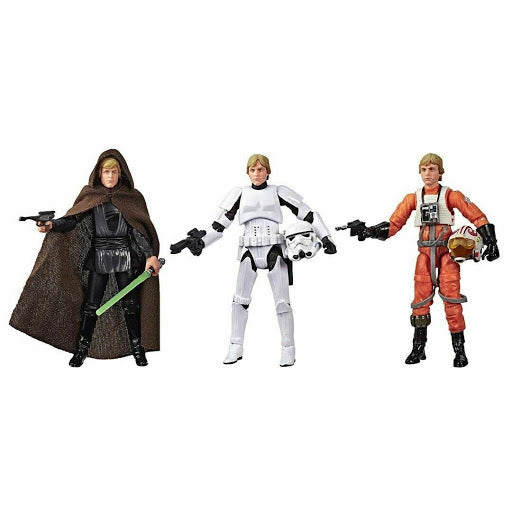 SDCC 2019 Hasbro Star Wars Luke Skywalker Jedi Destiny 3 Pack Action Figures Exclusive