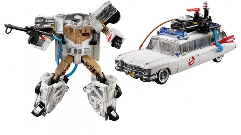Hasbro Transformers Ghostbusters Crossover Ectrotron Ecto-1 Action Figure Gamestop Exclusive