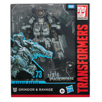 Transformers Generations Studio Series #73 Leader Grindor and Ravage Action Figure