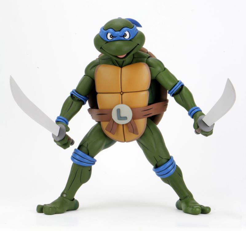 NECA 1/4 Teenage Mutant Ninja Turtles Animated Series Leonardo Scale Action Figure