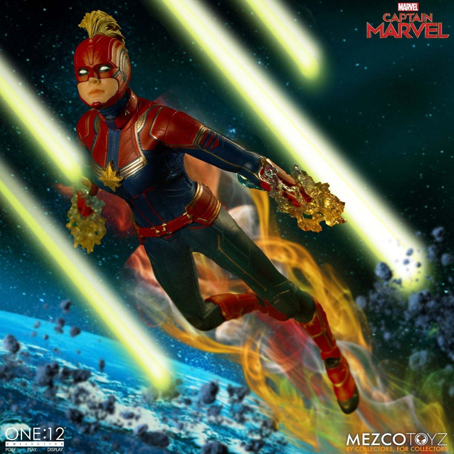 Mezco Toys One:12 Collective: Captain Marvel (2019) Action Figure 6