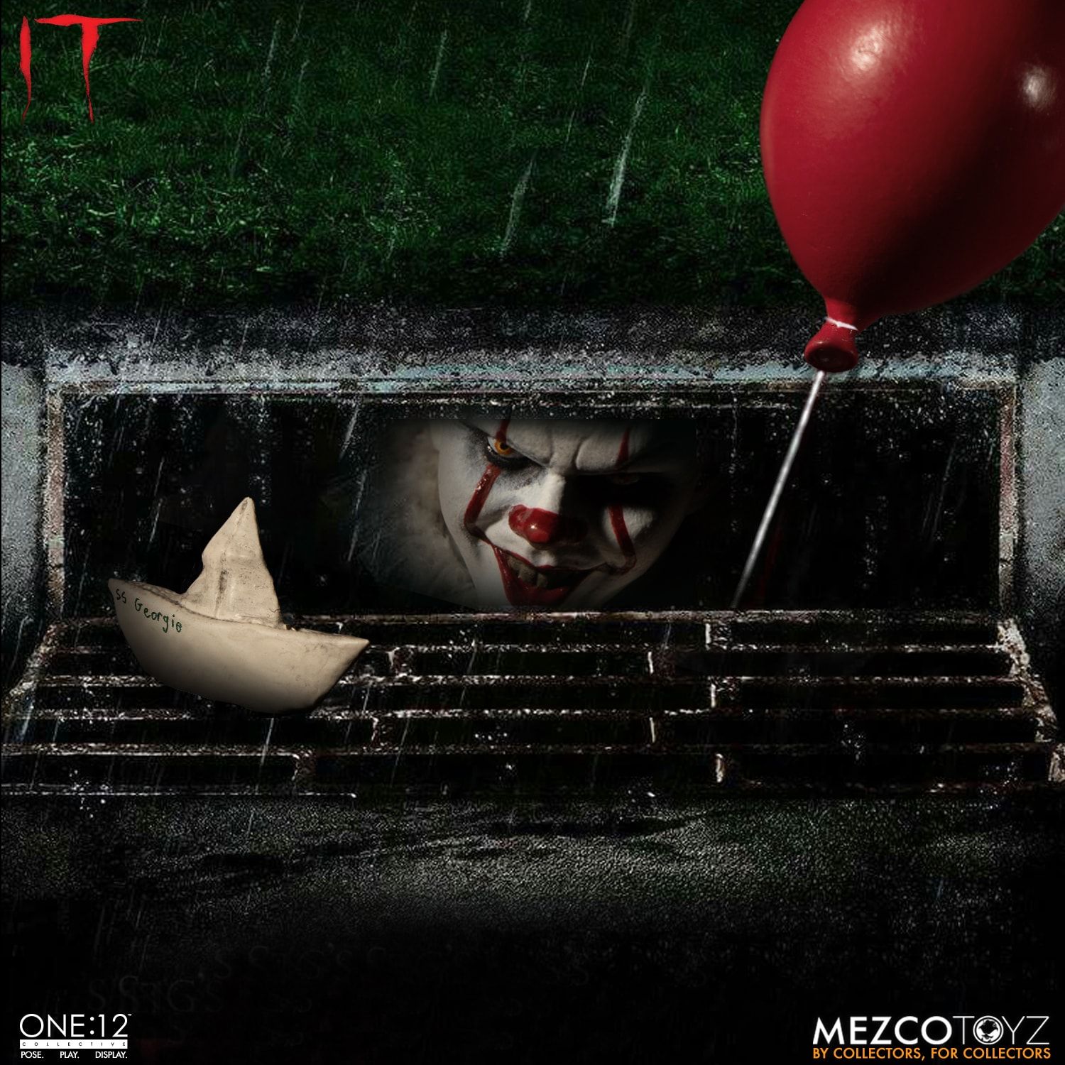 Mezco Toys One:12 Collective: IT: Pennywise Action Figure 12