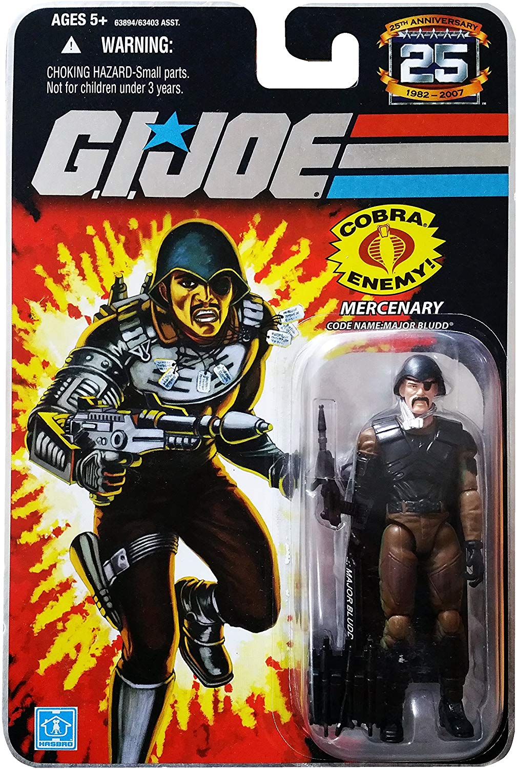 G.I. Joe 25th Anniversary Mercenary Code Name Major Bludd Action Figure 1