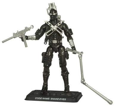 G.I. Joe 25th Anniversary Commando Code Name Snake Eyes Ver. 4 Action Figure 3