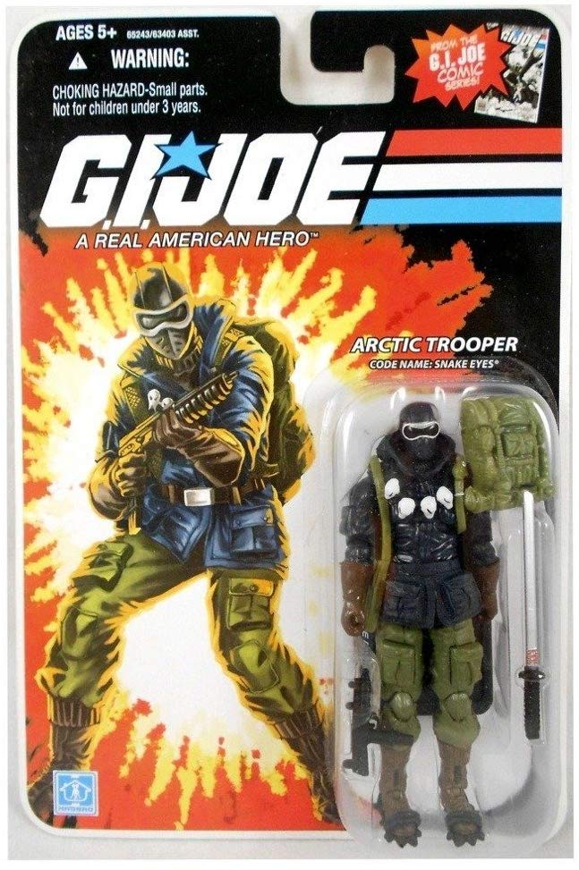 G.I. Joe 25th Anniversary Arctic Trooper Code Name Arctic Snake Eyes Action Figure 1