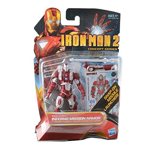 Iron Man 2 Inferno Mission Armor Movie Series Action Figure 1