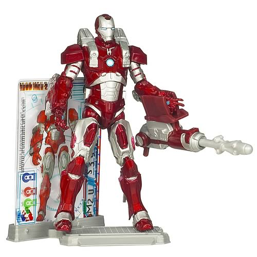 Iron Man 2 Inferno Mission Armor Movie Series Action Figure 2