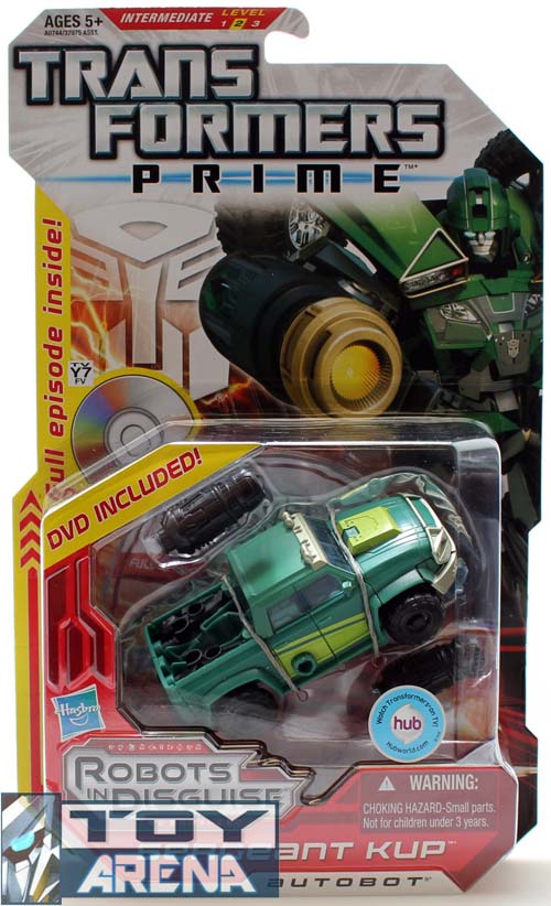 Transformers Prime RID Deluxe Class Sergeant Kup w/ DVD Included Action Figure