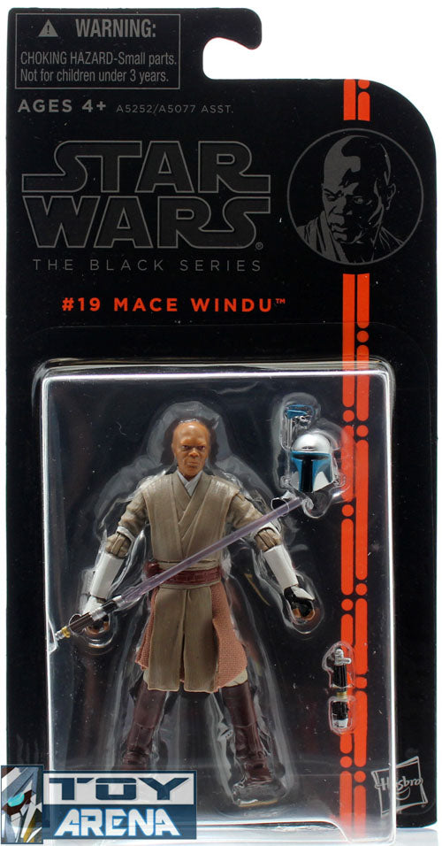 LOOSE - Star Wars The Black Series #19 Mace Windu 3.75 Inch Figure