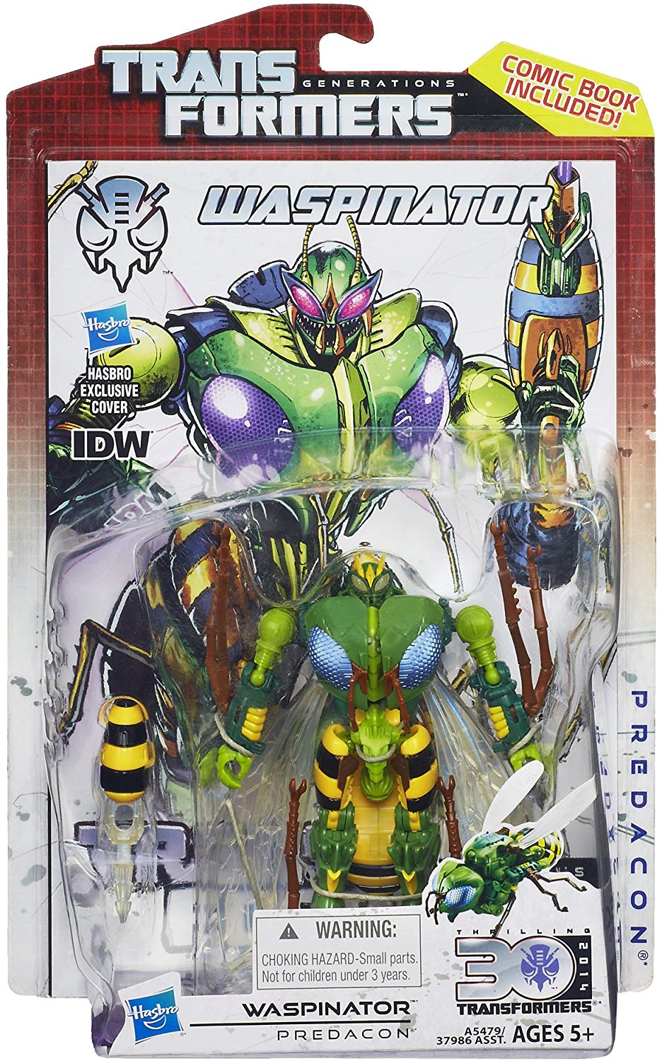 Transformers Generations Thrilling 30 Deluxe Class Waspinator Action Figure 1