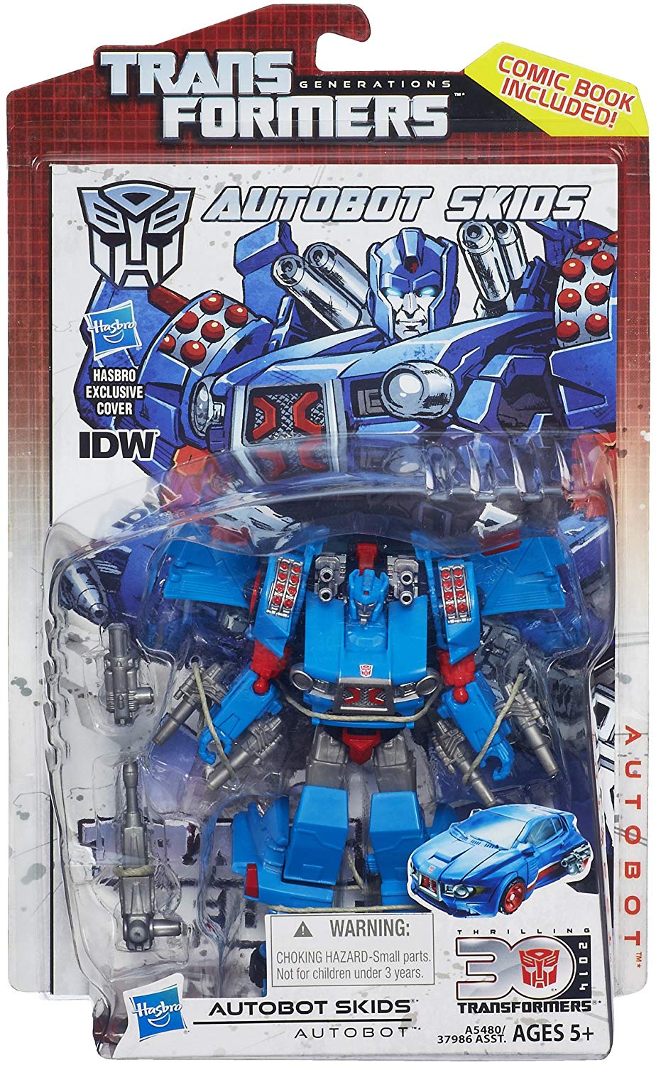 Transformers Generations Thrilling 30 Deluxe Class Skids Action Figure 1