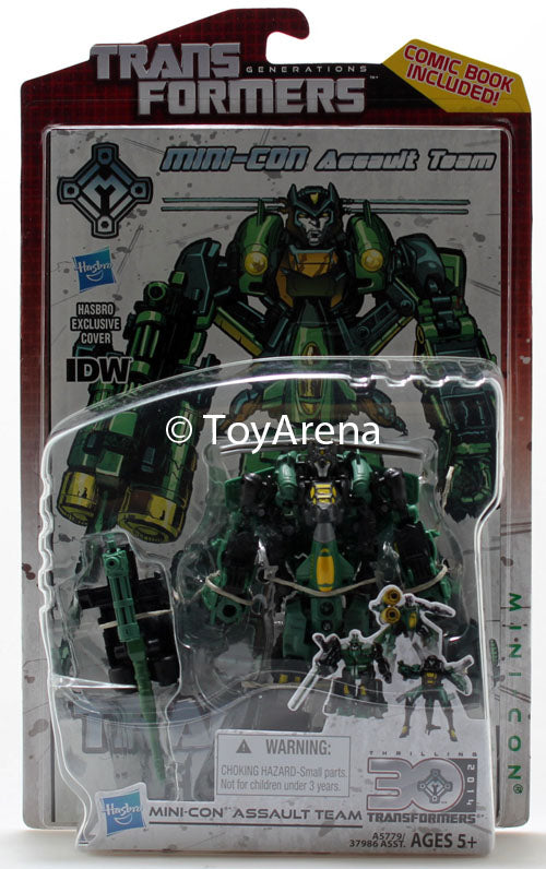 Transformers Generations Deluxe Class Mini-Con Assault Team Thrilling 30 IDW Wave 4