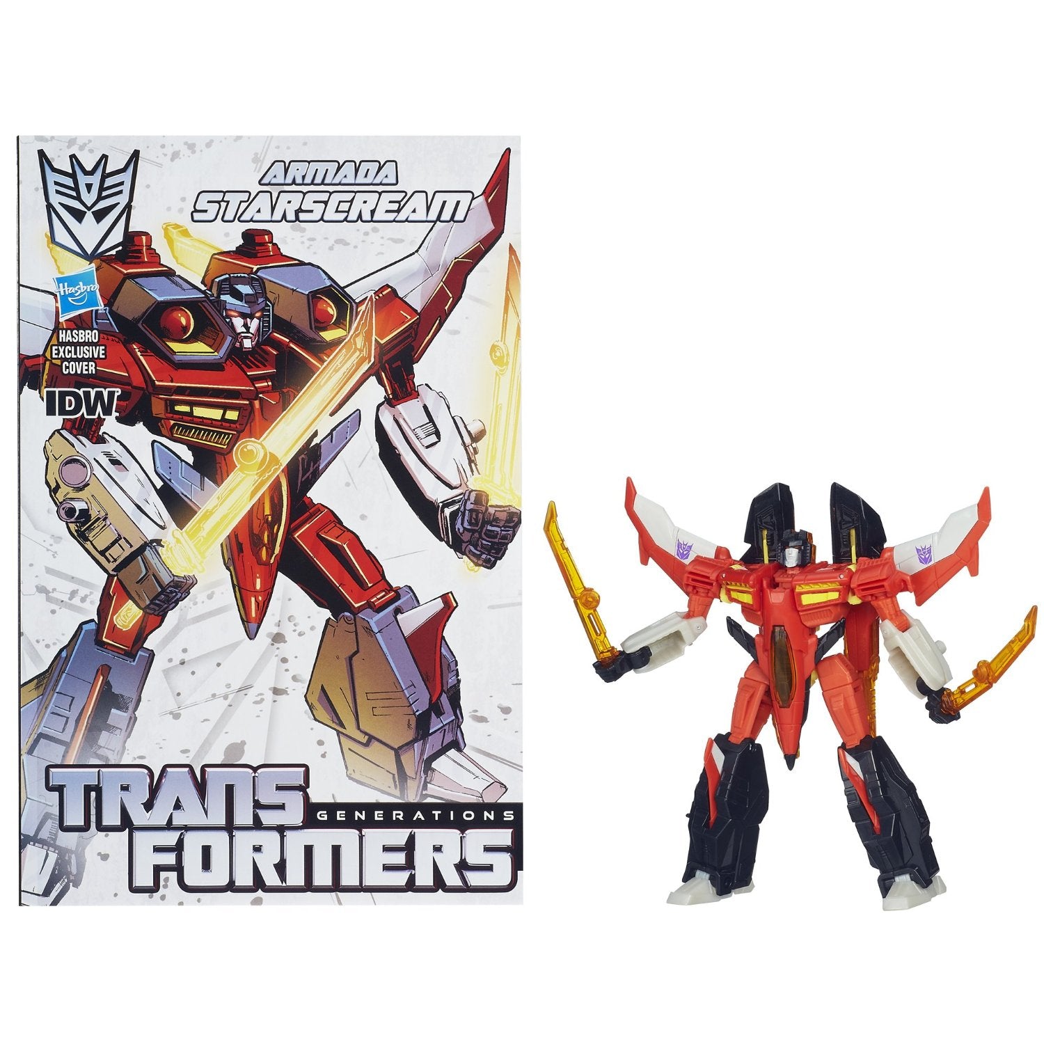 Transformers Generations Deluxe Class Armada Starscream Thrilling 30 IDW Wave 4
