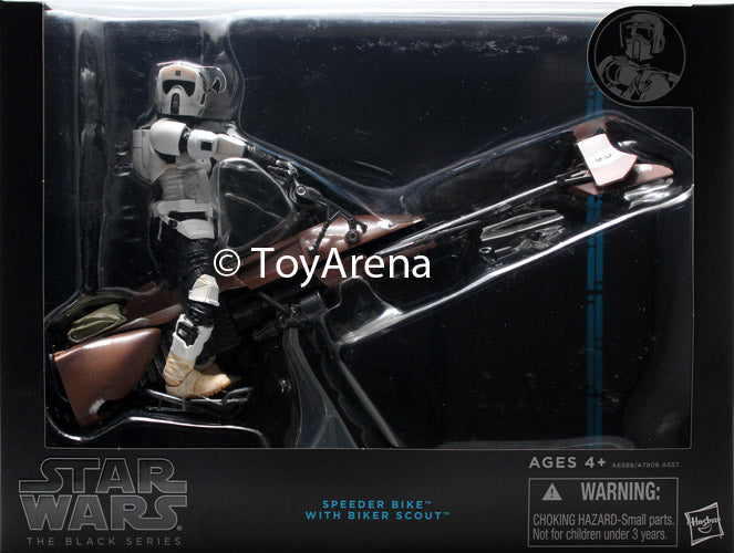Star Wars The Black Series Speeder Bike with Biker Scout Figure 2014 6 Inch Action Figure