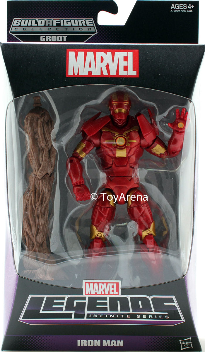 Marvel Legends Infinite Series Iron Man w/ Groot BAF Guardians of the Galaxy Action Figure