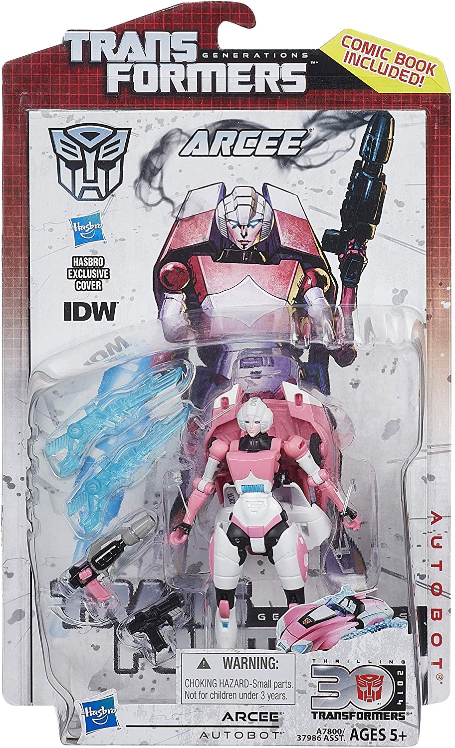 Transformers Generations Thrilling 30 Deluxe Class Arcee Action Figure 1