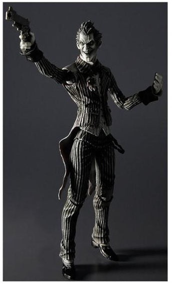 SDCC 2012 Joker Black & White Version Play Arts Kai Action Figure Exclusive