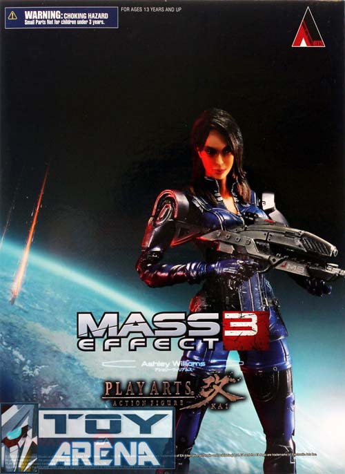 Mass Effect 3 Ashley Williams Play Arts Kai Action Figure