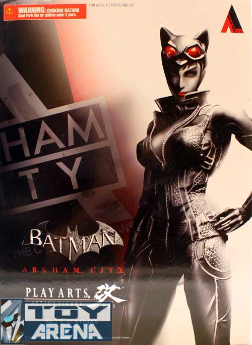 DC Batman Arkham City Catwoman Play Arts Kai Action Figure