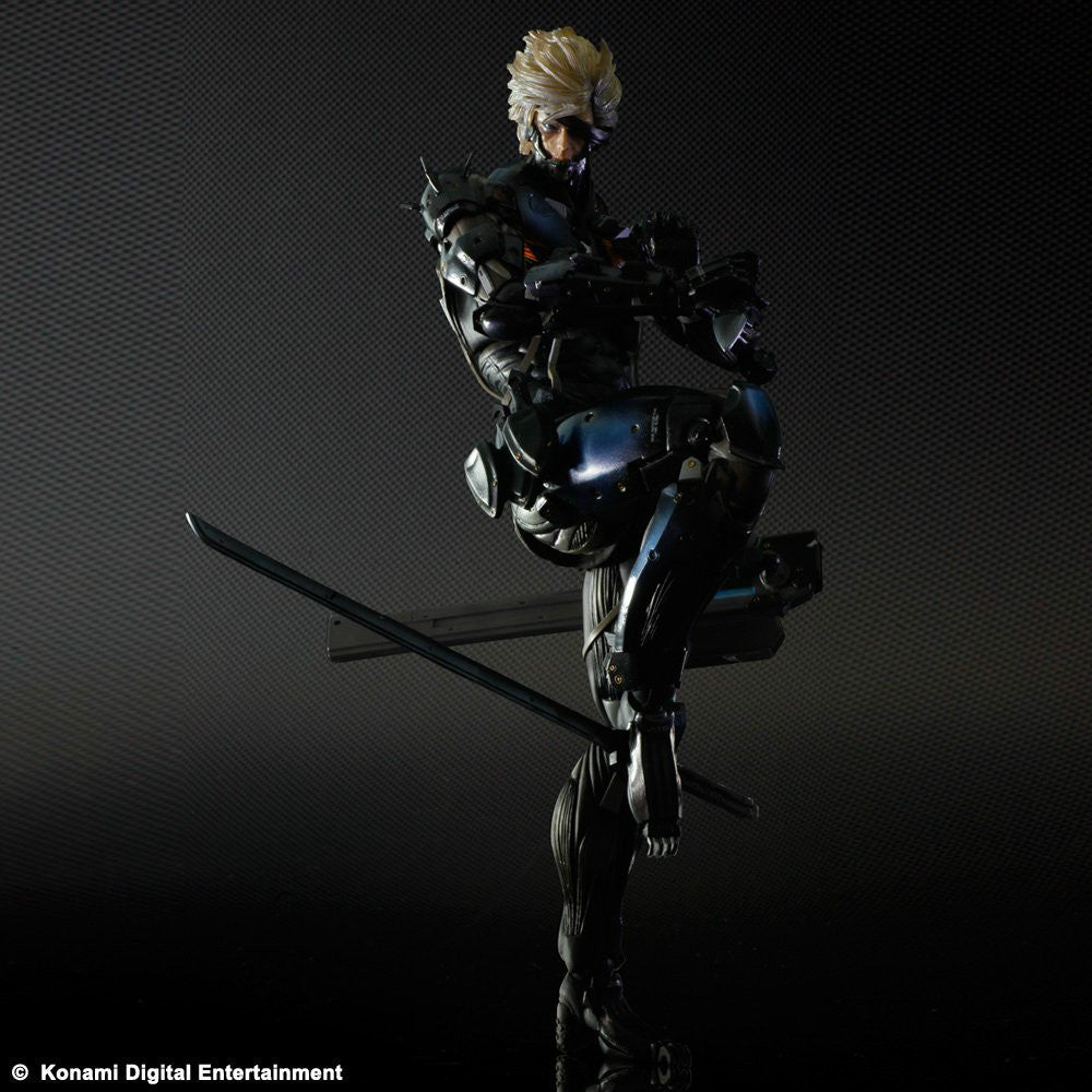 Square Enix Metal Gear Rising: Revengeance Raiden Custom Blue Armor Body Play Arts Kai SDCC 2013 Exclusive