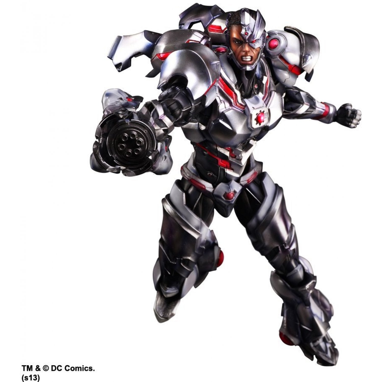 DC Universe Justice League Cyborg Variant Anime Style Play Arts Kai Action Figure 1