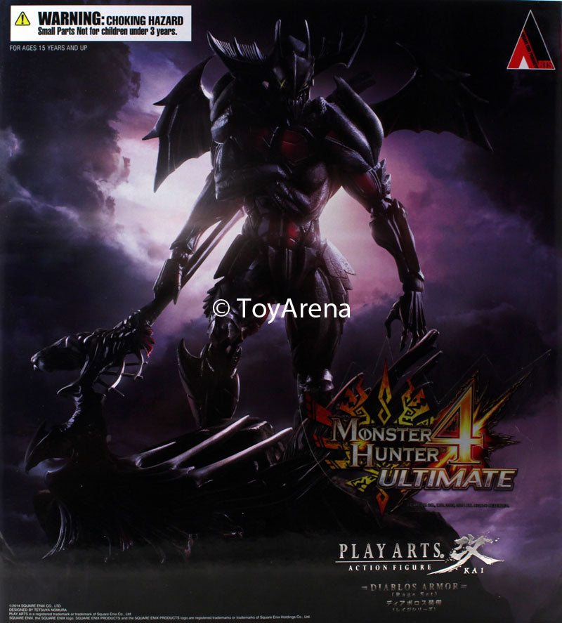 Ultimate Play-Arts Kai Monster Hunter 4 Diablos Armor (Rage Set) Figure