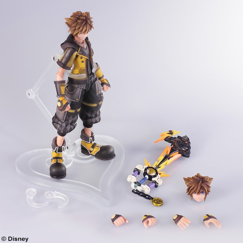 SDCC 2017 Square Enix Bring Arts Kingdom Hearts III Sora Guardian Form Figure Exclusive