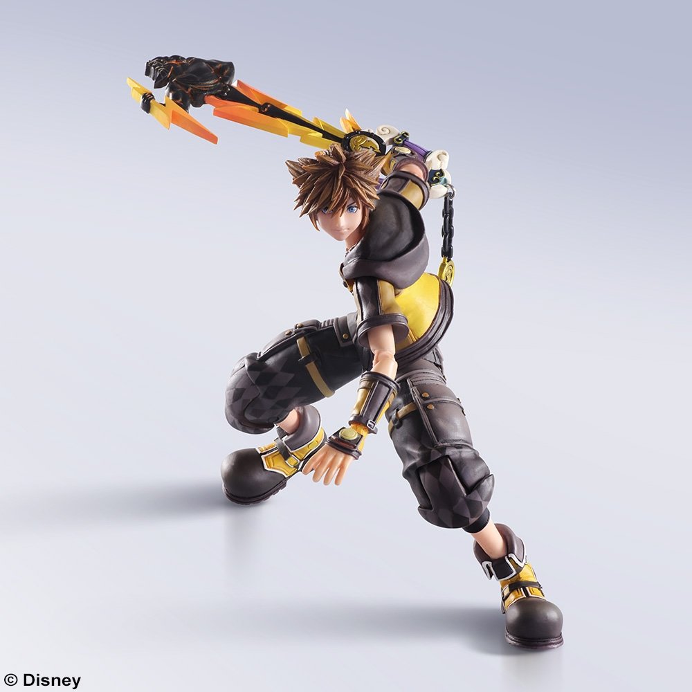Kingdom Hearts 3 Sora Guardian Form SDCC Figure + Sticker Pack - Square Enix