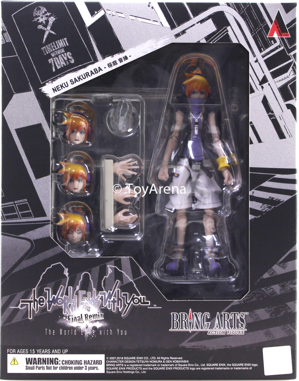 Bring Arts The World Ends With You Final Remix Neku Sakuraba Square Enix Figure