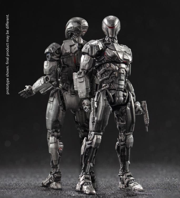 Hiya Toys 1/18 RoboCop 2014 PX Exclusive EM-208 Enforcement Droid Two-Pack Action Figure