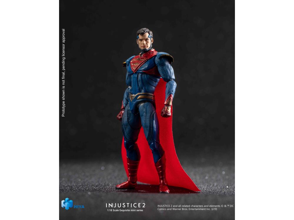 Hiya Toys 1/18 Injustice 2 Superman (Enhanced Variants Ver.) Exclusive Action Figure