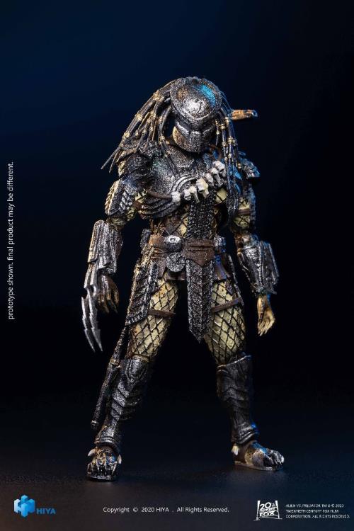 Hiya Toys 1/18 Alien vs. Predator AVP PX Exclusive Scar Predator Action Figure