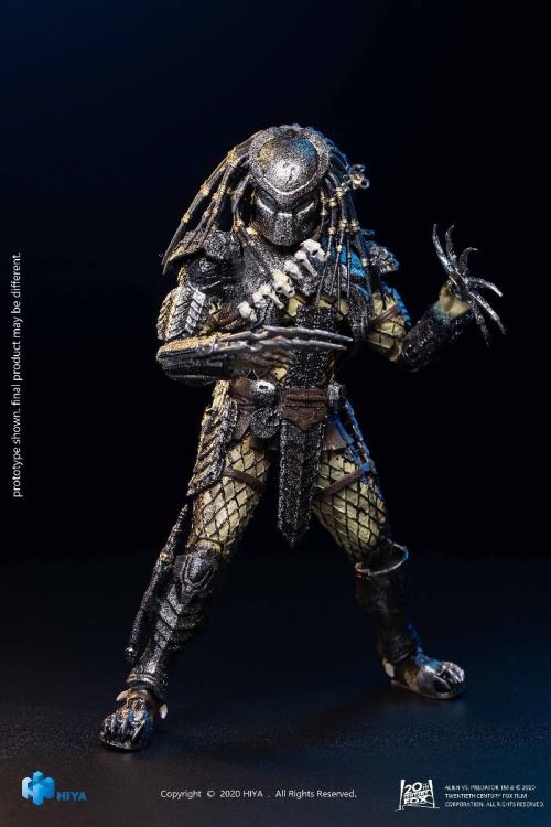 Hiya Toys 1/18 Alien vs. Predator AVP PX Exclusive Scar Predator Action Figure