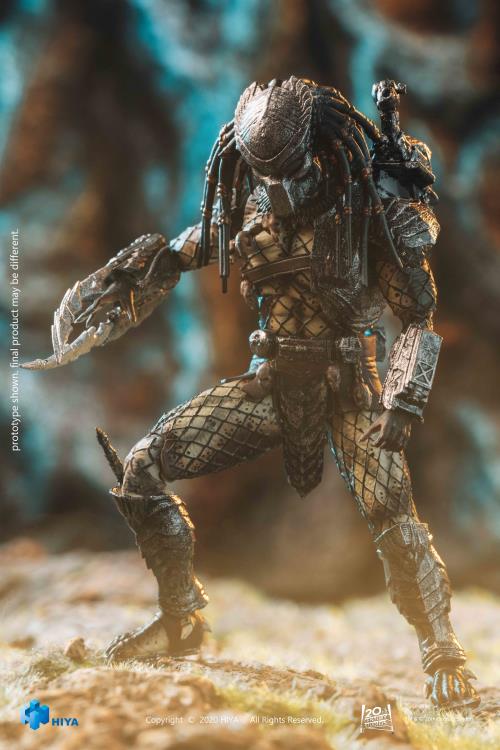 Hiya Toys 1/18 Alien vs. Predator AVP PX Exclusive Temple Guard Predator Action Figure