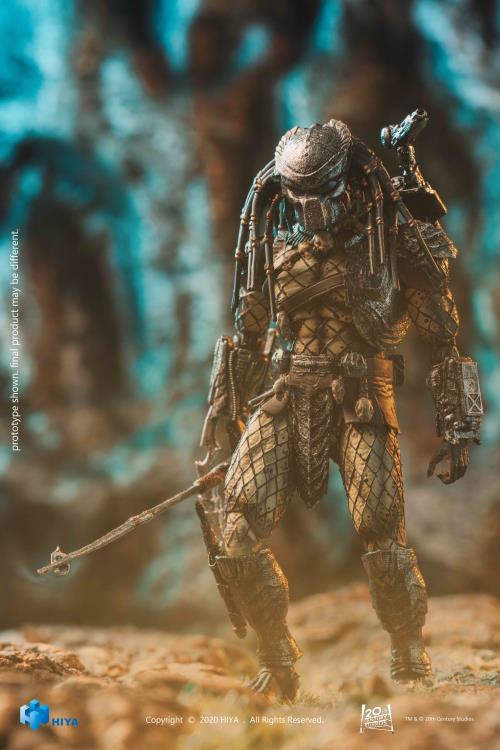 Hiya Toys 1/18 Alien vs. Predator AVP PX Exclusive Temple Guard Predator Action Figure