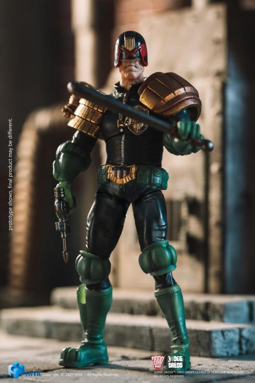 Hiya Toys 1/18 2000 AD Judge Dredd PX Exclusive Judge Dredd Action Figure